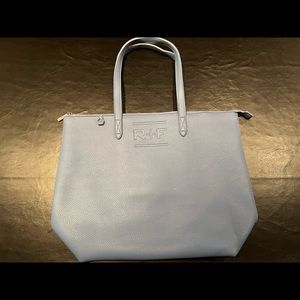 Rodan and Fields Blue Leather Tote Bag -New